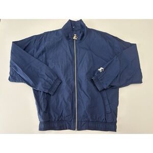VTG 90s Blue Starter Full Zip Windbreaker Jacket SZ XL